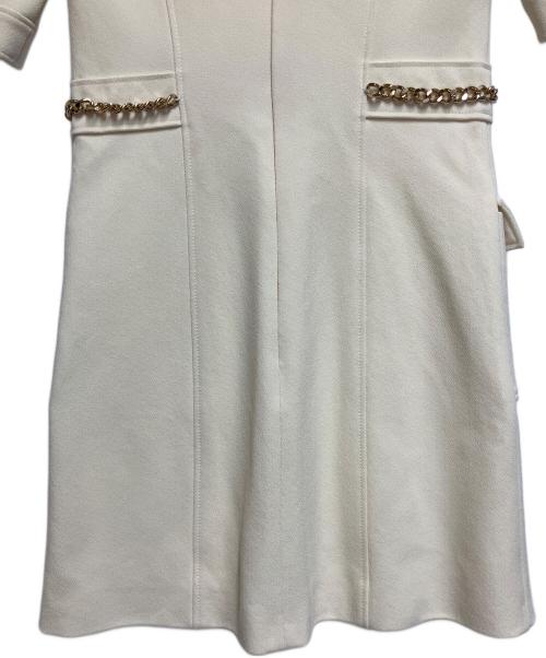 GUCCI（グッチ）GUCCI (グッチ) ショートスリーブワンピース アイボリー サイズ:SIZE XSの古着・服飾アイテム