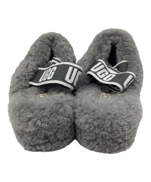 UGG（アグ）UGG (アグ) FLUFF YEAH SLIDE グレー サイズ:SIZE 24cmの古着・服飾アイテム