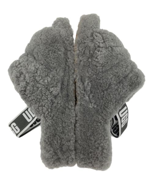 UGG（アグ）UGG (アグ) FLUFF YEAH SLIDE グレー サイズ:SIZE 24cmの古着・服飾アイテム