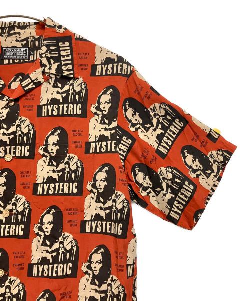 Hysteric Glamour（ヒステリックグラマー）Hysteric Glamour (ヒステリックグラマー) 半袖シャツ レッド サイズ:SIZE Lの古着・服飾アイテム
