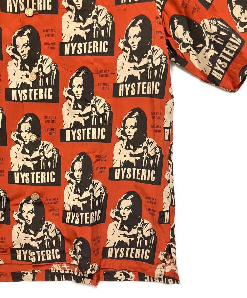 Hysteric Glamour（ヒステリックグラマー）Hysteric Glamour (ヒステリックグラマー) 半袖シャツ レッド サイズ:SIZE Lの古着・服飾アイテム