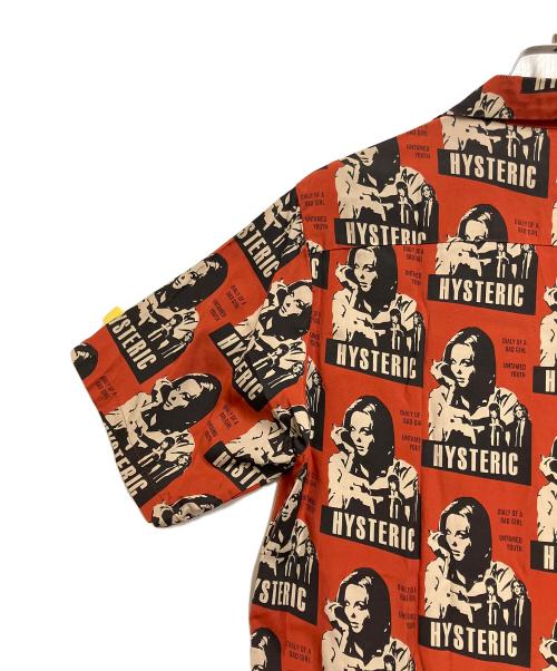 Hysteric Glamour（ヒステリックグラマー）Hysteric Glamour (ヒステリックグラマー) 半袖シャツ レッド サイズ:SIZE Lの古着・服飾アイテム