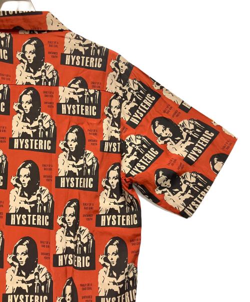 Hysteric Glamour（ヒステリックグラマー）Hysteric Glamour (ヒステリックグラマー) 半袖シャツ レッド サイズ:SIZE Lの古着・服飾アイテム