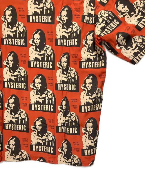 Hysteric Glamour（ヒステリックグラマー）Hysteric Glamour (ヒステリックグラマー) 半袖シャツ レッド サイズ:SIZE Lの古着・服飾アイテム