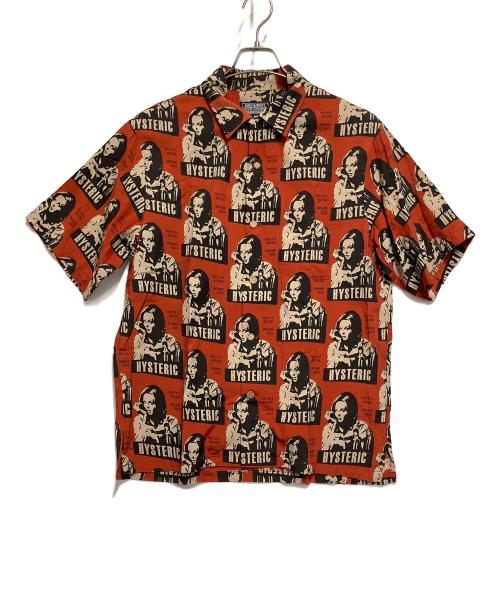 Hysteric Glamour（ヒステリックグラマー）Hysteric Glamour (ヒステリックグラマー) 半袖シャツ レッド サイズ:SIZE Lの古着・服飾アイテム