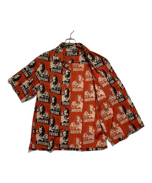 Hysteric Glamour（ヒステリックグラマー）Hysteric Glamour (ヒステリックグラマー) 半袖シャツ レッド サイズ:SIZE Lの古着・服飾アイテム