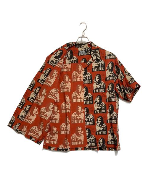 Hysteric Glamour（ヒステリックグラマー）Hysteric Glamour (ヒステリックグラマー) 半袖シャツ レッド サイズ:SIZE Lの古着・服飾アイテム