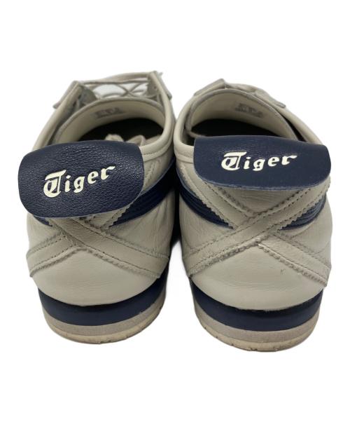 Onitsuka Tiger（オニツカタイガー）Onitsuka Tiger (オニツカタイガー) ローカットスニーカー ホワイト×ブルー サイズ:25.5の古着・服飾アイテム