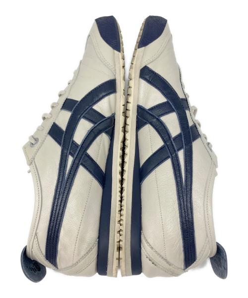 Onitsuka Tiger（オニツカタイガー）Onitsuka Tiger (オニツカタイガー) ローカットスニーカー ホワイト×ブルー サイズ:25.5の古着・服飾アイテム
