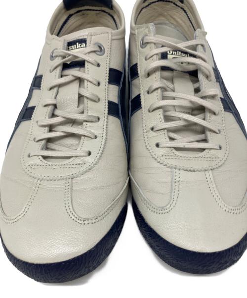 Onitsuka Tiger（オニツカタイガー）Onitsuka Tiger (オニツカタイガー) ローカットスニーカー ホワイト×ブルー サイズ:25.5の古着・服飾アイテム
