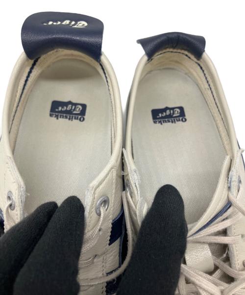 Onitsuka Tiger（オニツカタイガー）Onitsuka Tiger (オニツカタイガー) ローカットスニーカー ホワイト×ブルー サイズ:25.5の古着・服飾アイテム