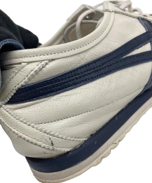 Onitsuka Tiger（オニツカタイガー）Onitsuka Tiger (オニツカタイガー) ローカットスニーカー ホワイト×ブルー サイズ:25.5の古着・服飾アイテム
