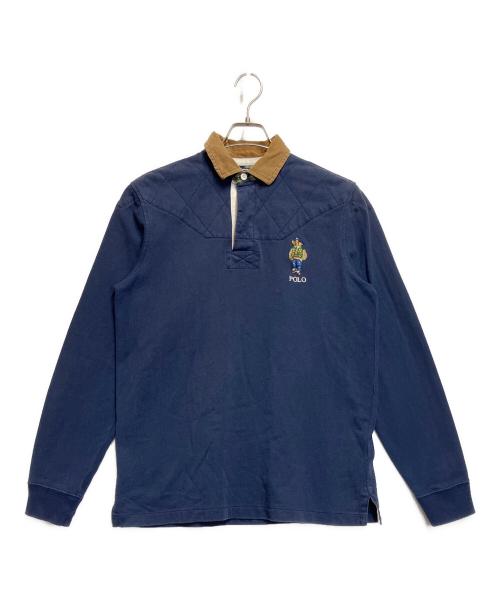 POLO RALPH LAUREN（ポロ・ラルフローレン）POLO RALPH LAUREN (ポロ・ラルフローレン) ラガーシャツ ネイビー サイズ:SIZE Sの古着・服飾アイテム