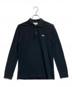 LACOSTEラコステ）の古着「ラガーシャツ」｜ブラック