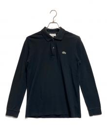 LACOSTE（ラコステ）の古着「ラガーシャツ」｜ブラック