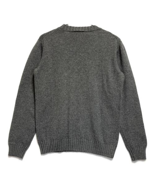LACOSTE（ラコステ）LACOSTE (ラコステ) カシミヤ混 クルーネック ニット グレー サイズ:SIZE Sの古着・服飾アイテム