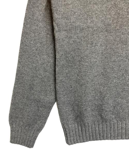 LACOSTE（ラコステ）LACOSTE (ラコステ) カシミヤ混 クルーネック ニット グレー サイズ:SIZE Sの古着・服飾アイテム