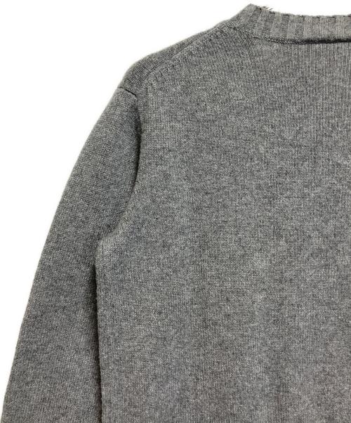 LACOSTE（ラコステ）LACOSTE (ラコステ) カシミヤ混 クルーネック ニット グレー サイズ:SIZE Sの古着・服飾アイテム