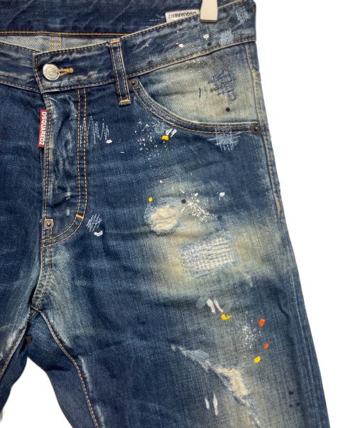 DSQUARED2（ディースクエアード）DSQUARED2 (ディースクエアード) デニムパンツ ブルー サイズ:SIZE 46の古着・服飾アイテム