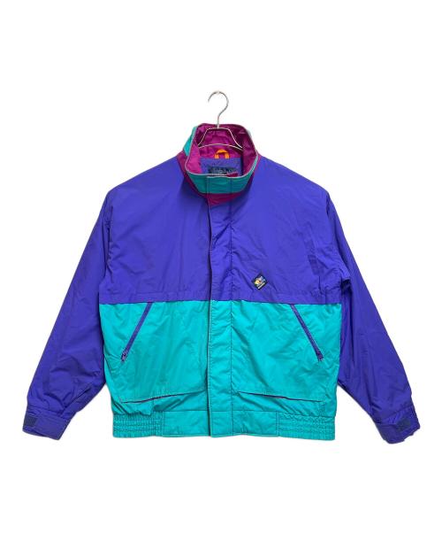 WOOLRICH（ウールリッチ）WOOLRICH (ウールリッチ) ナイロンジャケット パープル×グリーン サイズ:SIZE Lの古着・服飾アイテム