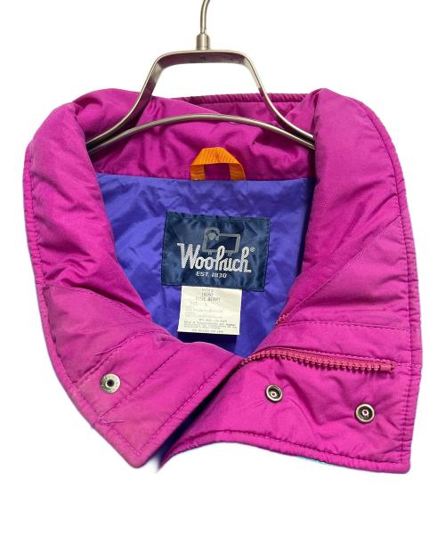 WOOLRICH（ウールリッチ）WOOLRICH (ウールリッチ) ナイロンジャケット パープル×グリーン サイズ:SIZE Lの古着・服飾アイテム