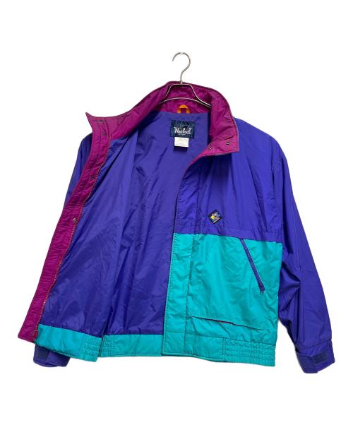 WOOLRICH（ウールリッチ）WOOLRICH (ウールリッチ) ナイロンジャケット パープル×グリーン サイズ:SIZE Lの古着・服飾アイテム
