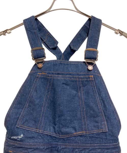 BISON（バイソン）BISON (バイソン) デニムオーバーオール インディゴ サイズ:SIZE Lの古着・服飾アイテム