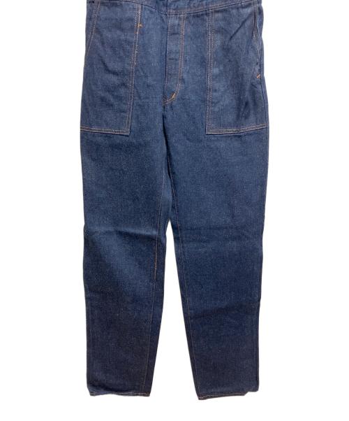 BISON（バイソン）BISON (バイソン) デニムオーバーオール インディゴ サイズ:SIZE Lの古着・服飾アイテム