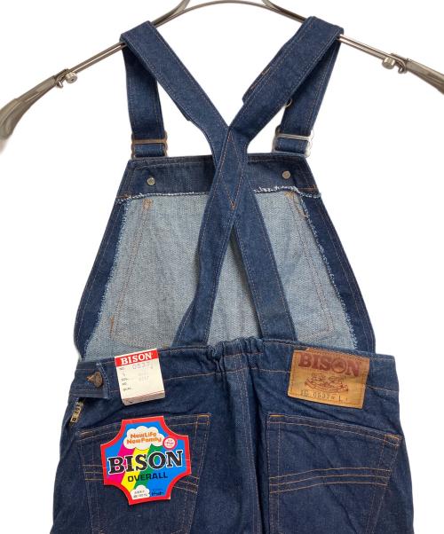 BISON（バイソン）BISON (バイソン) デニムオーバーオール インディゴ サイズ:SIZE Lの古着・服飾アイテム