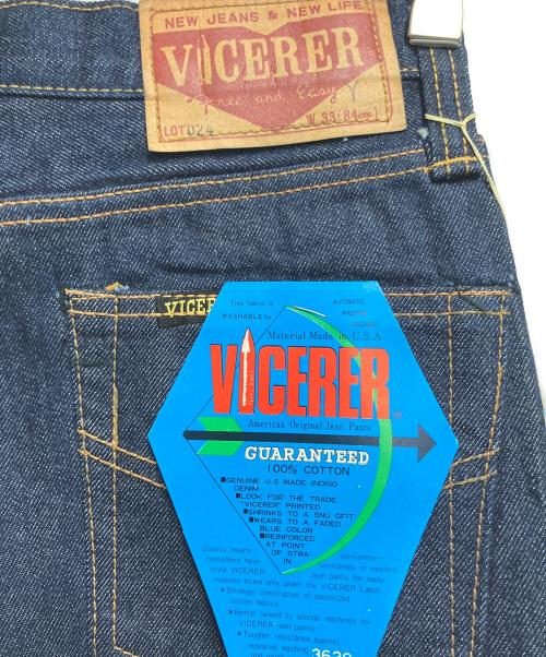 VICERER（バイスラー）VICERER (バイスラー) デニムパンツ インディゴ サイズ:SIZE 83.5cm (W33)の古着・服飾アイテム