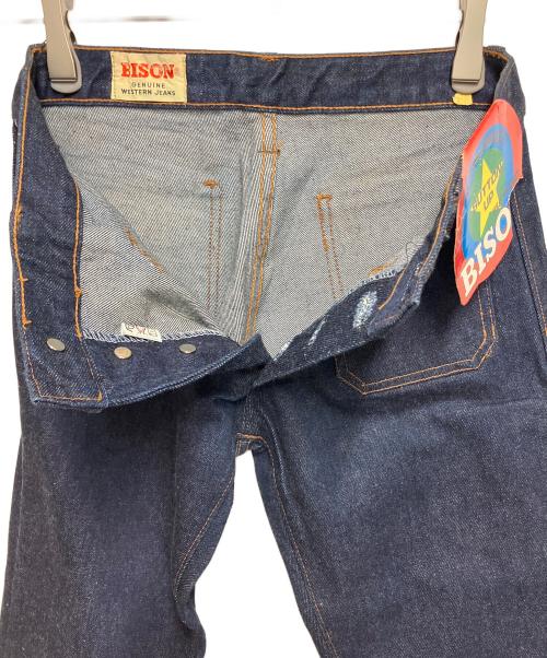 BISON（バイソン）BISON (バイソン) ボタンフライデニムパンツ インディゴ サイズ:SIZE 71cm (W28)の古着・服飾アイテム