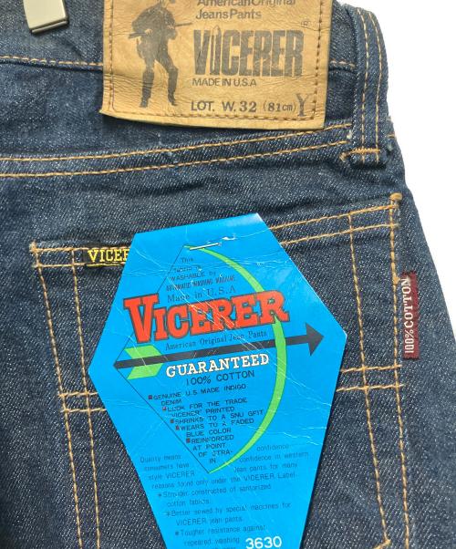 VICERER（バイスラー）VICERER (バイスラー) デニムパンツ インディゴ サイズ:SIZE 81cm (W32) 未使用品の古着・服飾アイテム