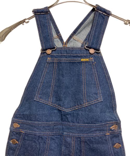 BISON（バイソン）BISON (バイソン) オーバーオール インディゴ サイズ:SIZE M 未使用品の古着・服飾アイテム
