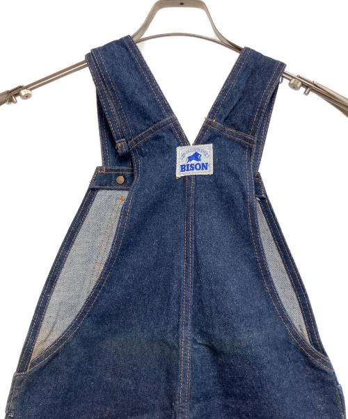 BISON（バイソン）BISON (バイソン) オーバーオール インディゴ サイズ:SIZE M 未使用品の古着・服飾アイテム