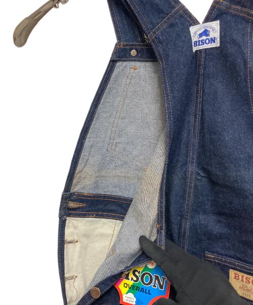 BISON（バイソン）BISON (バイソン) オーバーオール インディゴ サイズ:SIZE M 未使用品の古着・服飾アイテム