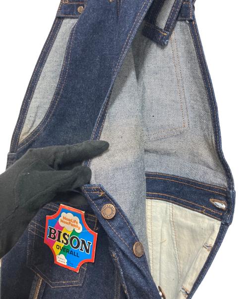 BISON（バイソン）BISON (バイソン) オーバーオール インディゴ サイズ:SIZE M 未使用品の古着・服飾アイテム