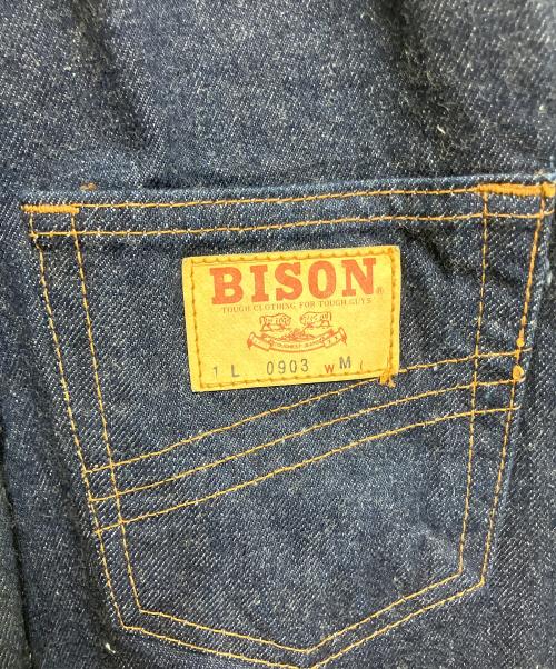 BISON（バイソン）BISON (バイソン) オーバーオール インディゴ サイズ:SIZE M 未使用品の古着・服飾アイテム