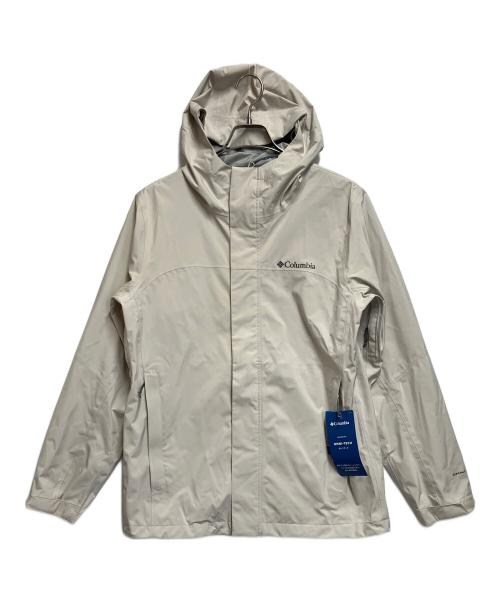 Columbia（コロンビア）Columbia (コロンビア) レインジャケット アイボリー サイズ:Mの古着・服飾アイテム