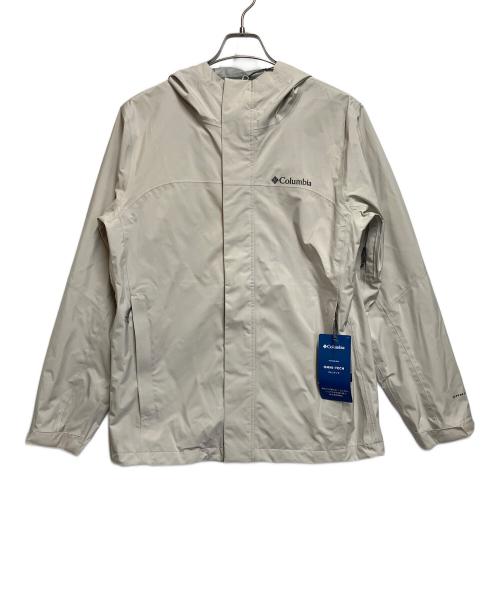 Columbia（コロンビア）Columbia (コロンビア) レインジャケット アイボリー サイズ:Mの古着・服飾アイテム
