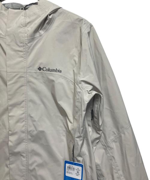 Columbia（コロンビア）Columbia (コロンビア) レインジャケット アイボリー サイズ:Mの古着・服飾アイテム