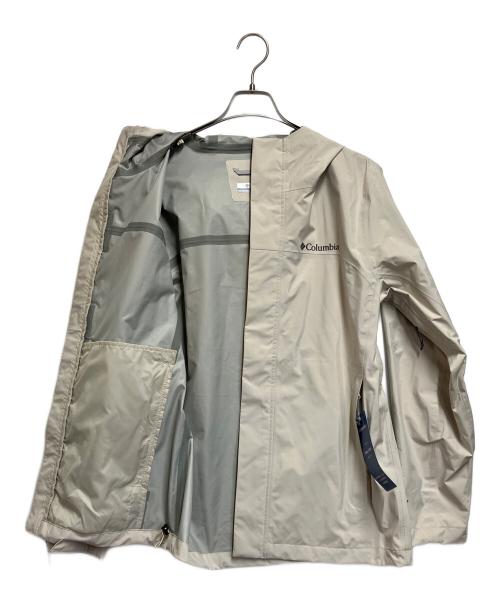 Columbia（コロンビア）Columbia (コロンビア) レインジャケット アイボリー サイズ:Mの古着・服飾アイテム