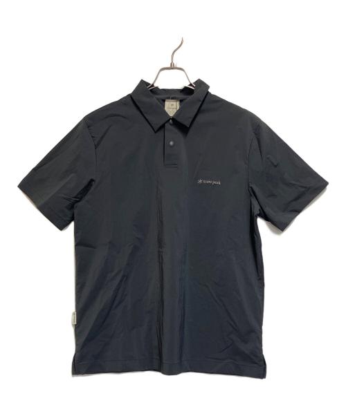 Snow peak（スノーピーク）snow peak (スノーピーク) 半袖シャツ ブラック サイズ:SIZE M 未使用品の古着・服飾アイテム