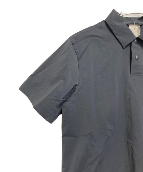 Snow peak（スノーピーク）snow peak (スノーピーク) 半袖シャツ ブラック サイズ:SIZE M 未使用品の古着・服飾アイテム