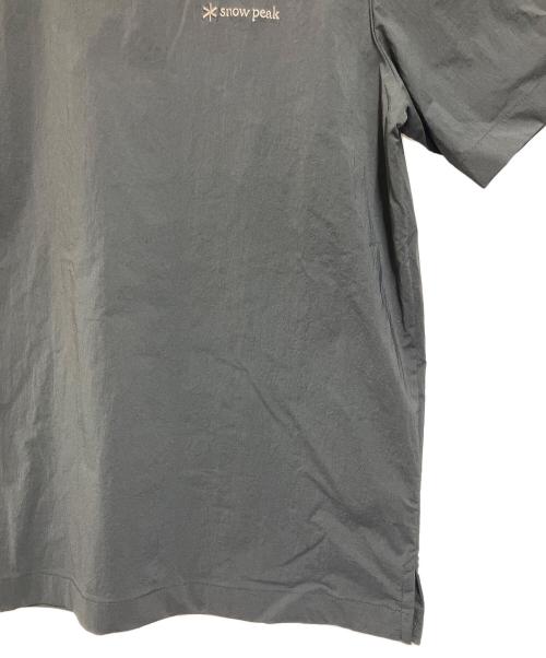 Snow peak（スノーピーク）snow peak (スノーピーク) 半袖シャツ ブラック サイズ:SIZE M 未使用品の古着・服飾アイテム