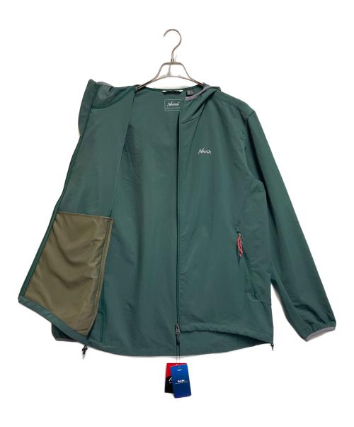NANGA（ナンガ）NANGA (ナンガ) ジップパーカー グリーン サイズ:SIZE L 未使用品の古着・服飾アイテム