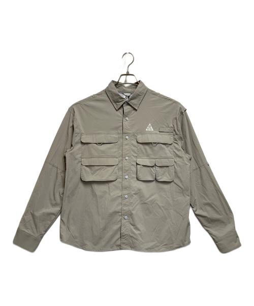 NIKE ACG（ナイキエーシージー）NIKE ACG (ナイキエーシージー) 長袖シャツ グレー サイズ:SIZE M 未使用品の古着・服飾アイテム