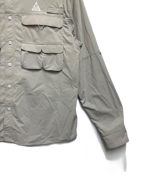 NIKE ACG（ナイキエーシージー）NIKE ACG (ナイキエーシージー) 長袖シャツ グレー サイズ:SIZE M 未使用品の古着・服飾アイテム