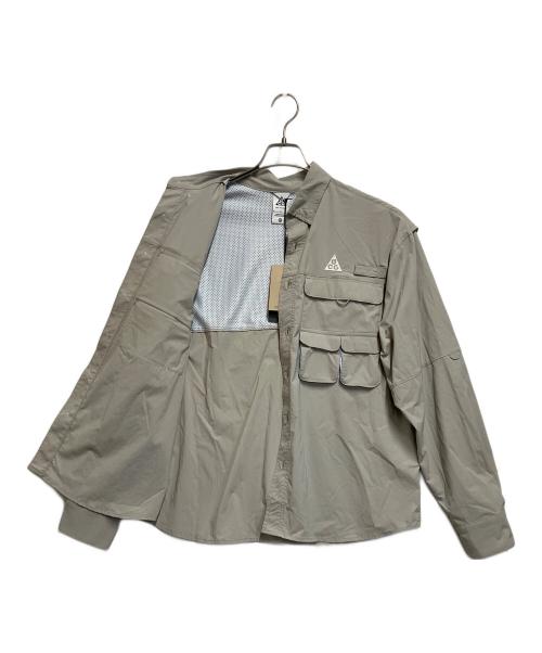 NIKE ACG（ナイキエーシージー）NIKE ACG (ナイキエーシージー) 長袖シャツ グレー サイズ:SIZE M 未使用品の古着・服飾アイテム