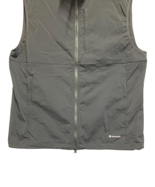 Snow peak（スノーピーク）snow peak (スノーピーク) ナイロンベスト ブラック サイズ:Mの古着・服飾アイテム