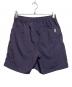 Snow peak (スノーピーク) Taslan Shorts パープル サイズ:SIZE M 未使用品：4000円